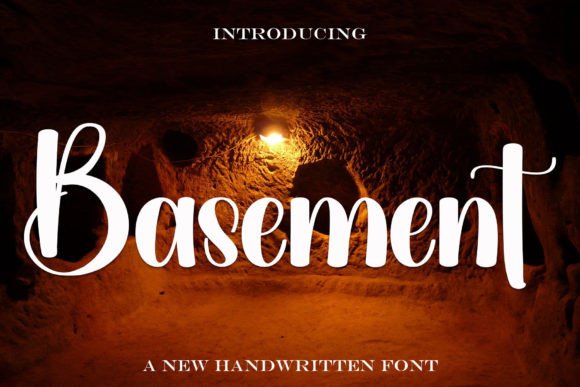Basement: Elevate Your Design with a Stylish Handwritten Font