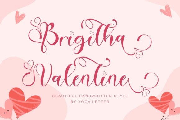 Brigitha Valentine: A Handwritten Font for Emotional Design