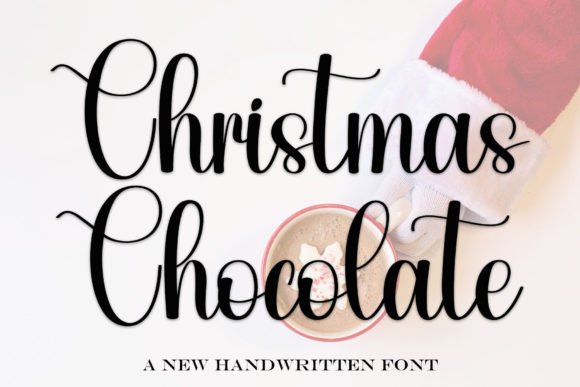 Christmas Chocolate: A Font for Festive Branding