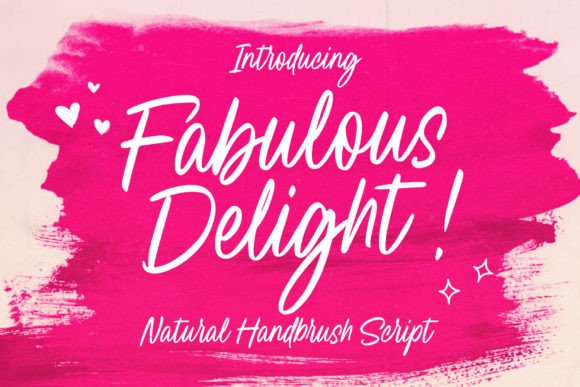 Fabulous Delight: Elevate Your Design with Handwritten Charm