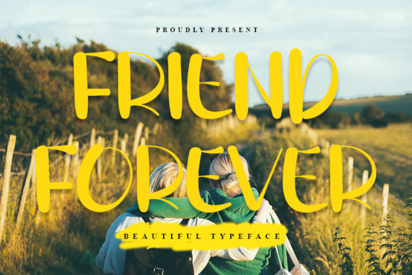 Friend Forever: Elevate Your Brand with This Stylish Handwritten Font