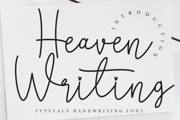 Heaven Writing: A Whimsical Font for Authentic Design
