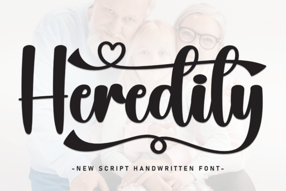 Heredity Font: Elevate Your Visual Design with Handwritten Charm