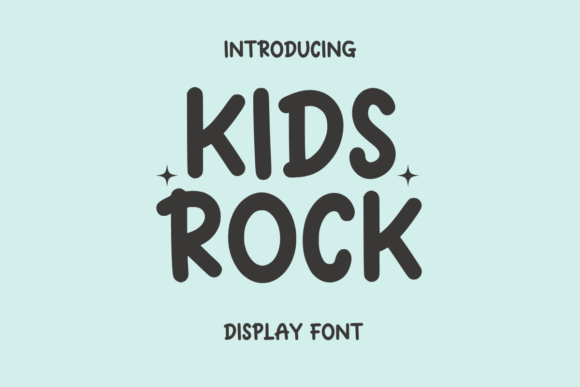 Kids Rock Font: A Playful Design Asset