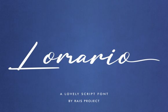 Lomario: The Elegant Handwritten Font for Modern Design