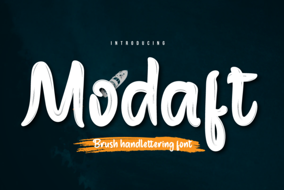 Modaft: The Brush Handwritten Font for Authentic Design