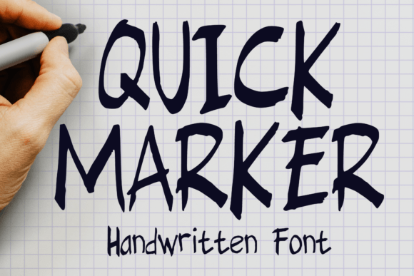 Quick Marker: Your Go-To Font for Authentic Design