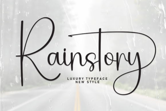 Rainstory: The Sweet Handwritten Font for Whimsical Designs