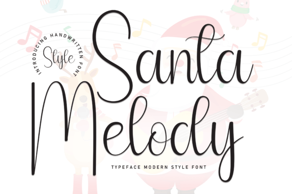 Santa Melody: A Sweet Handwritten Font for Creative Design