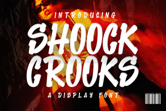 Shoock Crooks: A Distinct Retro-urban Handwritten Font