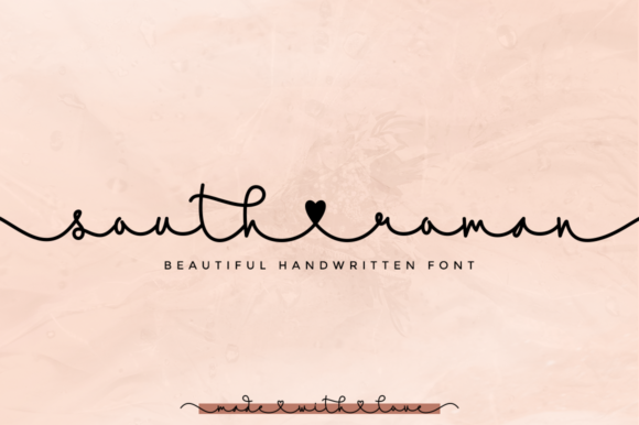 South Roman: Elevate Your Brand with Elegant Handwritten Typography
