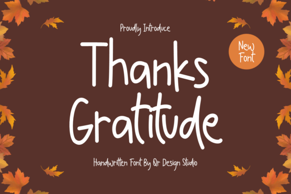 Thanks Gratitude: The Handwritten Font for Authentic Design