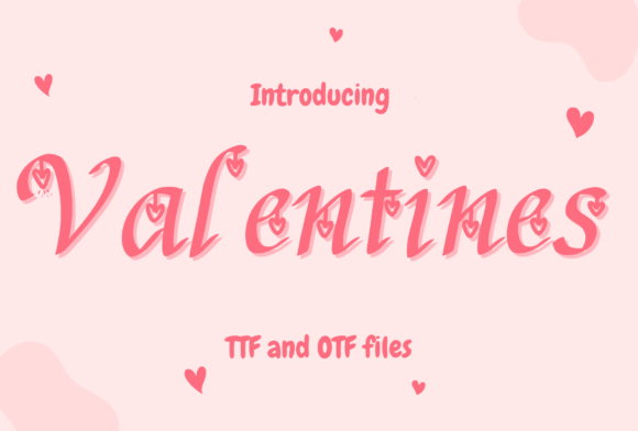 Valenlines: Crafting Romance with Whimsical Typography