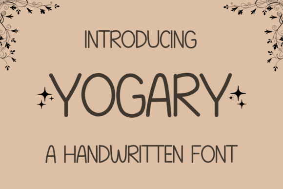 Yogary: A Handwritten Font for Modern Design